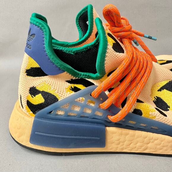 adidas x Pharrell Hu NMD Sneakers in Animal‎ Print Amber Mens US Size 9 - Picture 9 of 16